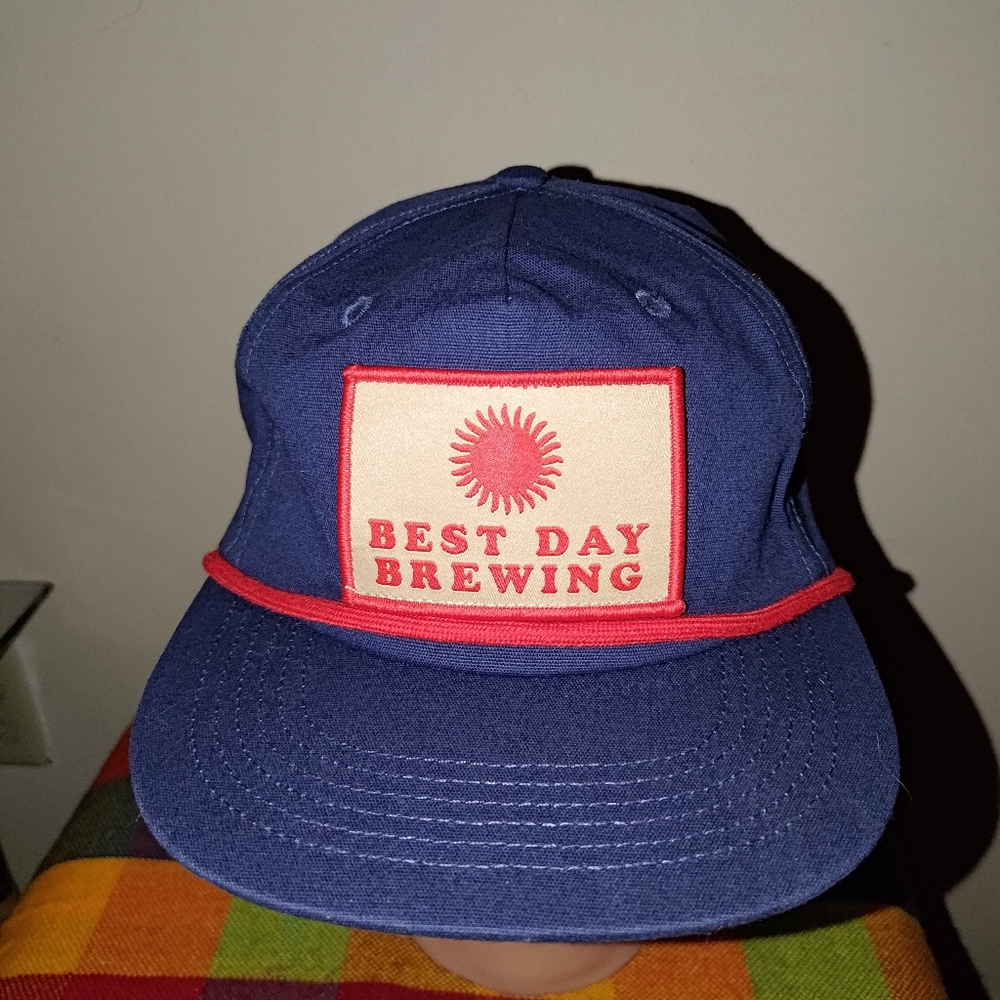 Best Day Brewing Stitched Patch Snapback Cap Hat … - image 1